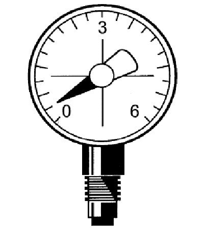 Grundfos Pressure gauge – Zubehör - Art. 00ID8048