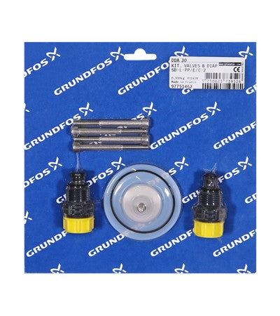 Grundfos Ventil und Dosiermembran (Reparatursatz) - Art. 97751462