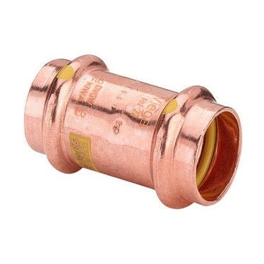 Viega Muffe Ø 12 mit Anschlag, aus blankem Kupfer mit SC-Contur (Gas) PROFIPRESS G 347055