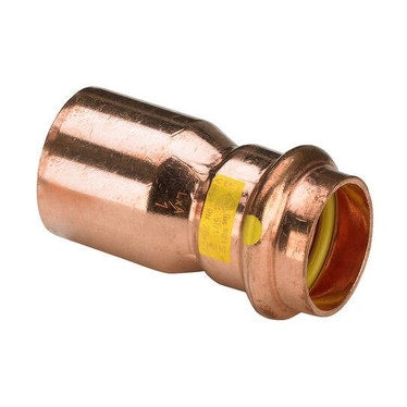 Viega Reduziermuffe Ø 22 x 18, aus blankem Kupfer mit SC-Contur (Gas) PROFIPRESS G 346577