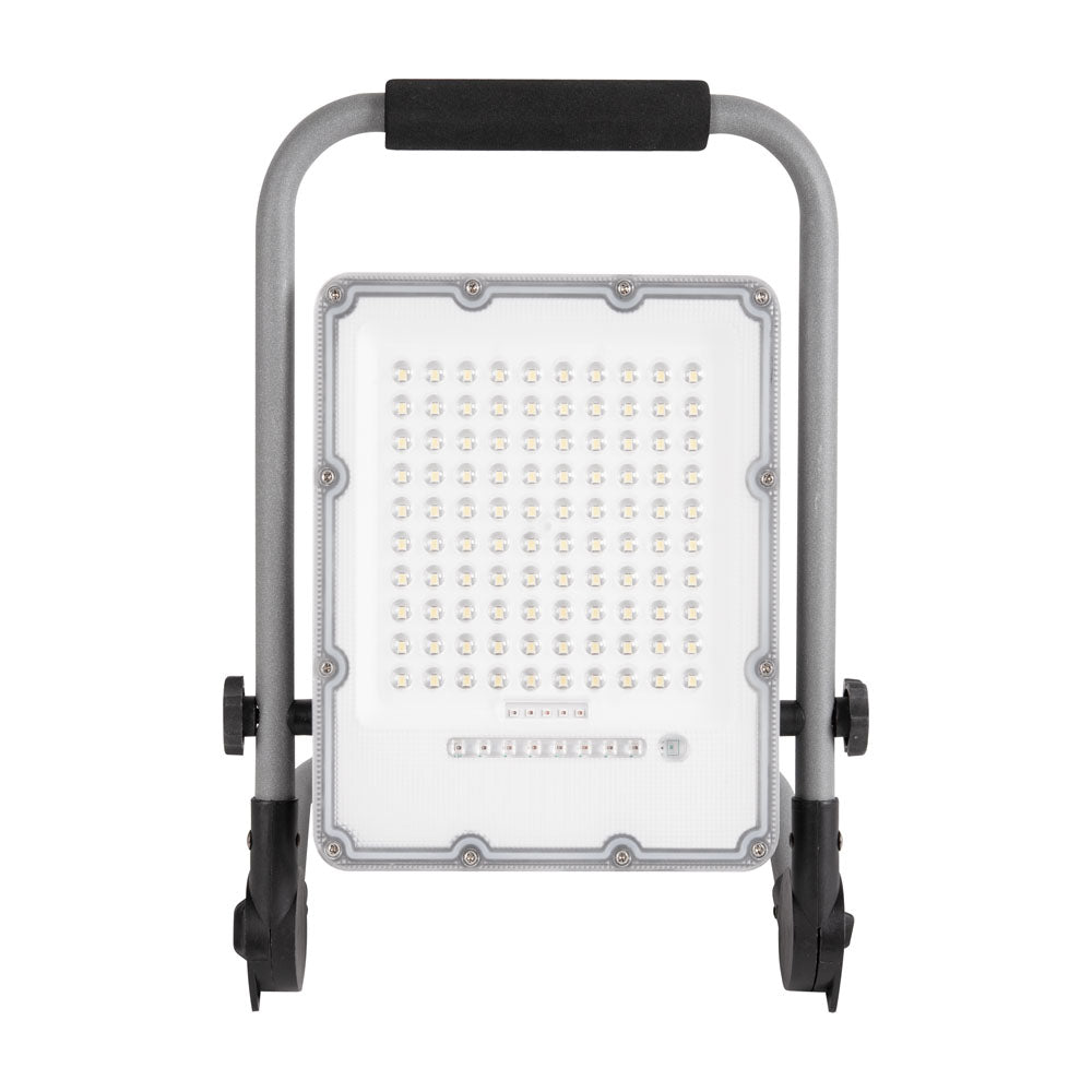 Novelite LED-Baustrahler tragbar 200 W, 6400 K, IP65, grau