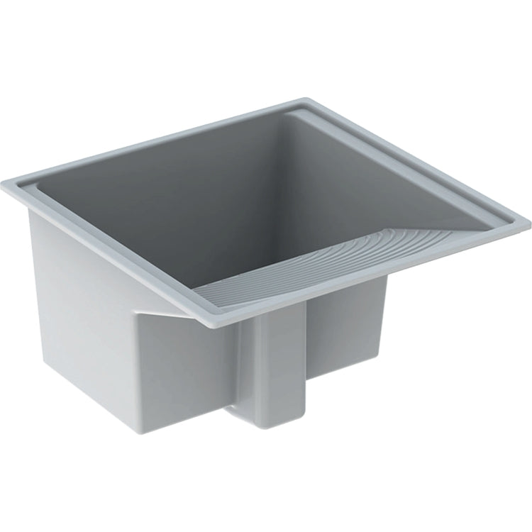 Geberit Waschtisch L. 60 cm vielseitig verwendbar, mit geneigter Waschfläche, Weiß glänzende Oberfläche PUBLICA 500.831.00.1