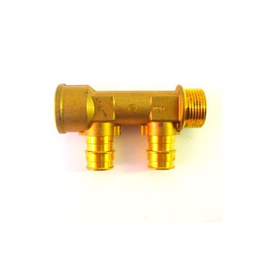 Uponor 1047924 – Q&E Kollektor männlich/weiblich PL 3/4"MT/FT 2X20 w/c40mm