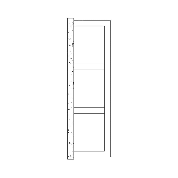 Irsap Elektro-Design-Heizkörper QUADRAQUA S, H 111,6 × B 30 × T 30 cm, Weiß Standard glänzend (Farbcode 01) QDRS030Z01IRNNN002