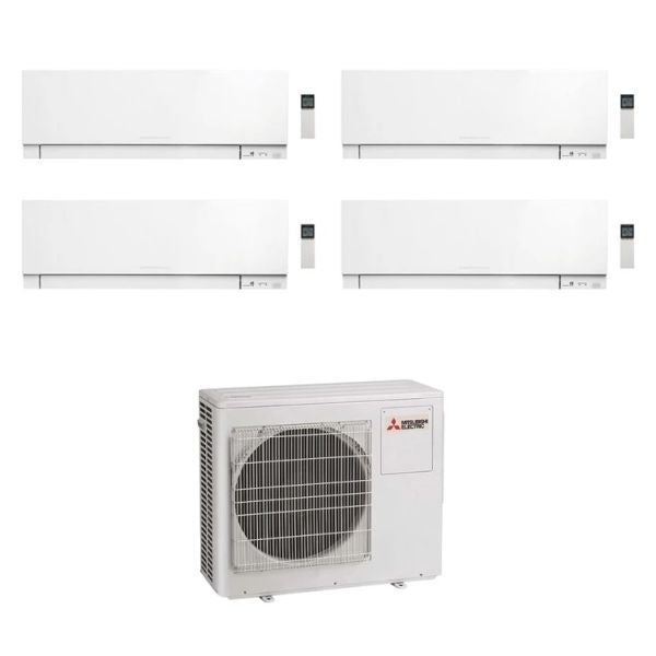 Mitsubishi Klimaanlage Kirigamine ZEN Split 9000+9000+12000+12000+MXZ-4F72VF R-32 WLAN KIRIZEN9-9-12-12