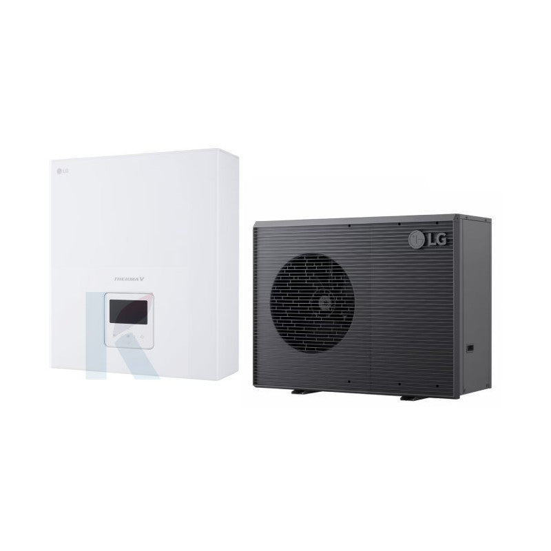 Solarics Lg HM121HF.UB60 + PHCS0.ENCXLEU – R290 Therma V Monoblock Wärmepumpe mit Control Unit
