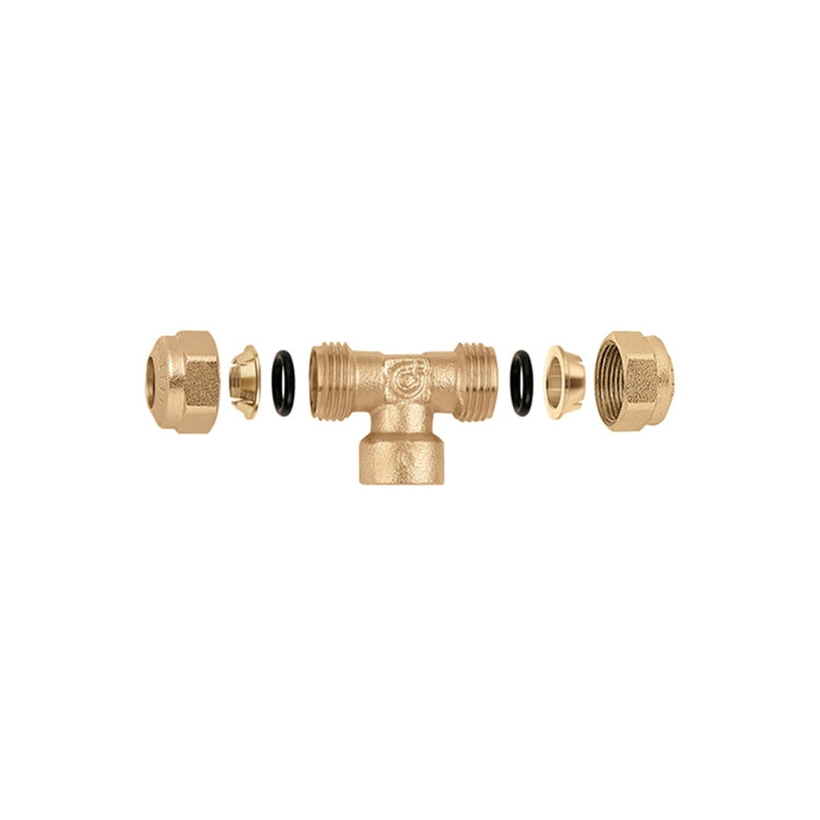 Caleffi T-Stück weiblich, Anschluss 3/4" F - Ø 22 906852