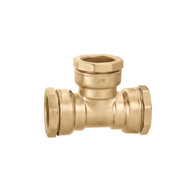 Caleffi T-Stück, aus Messing, Ø 21 864021