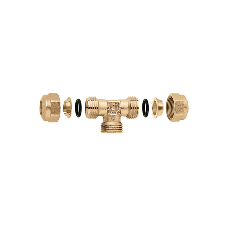 Caleffi T-Stück männlich, Anschluss 3/4" M - Ø 22 906752