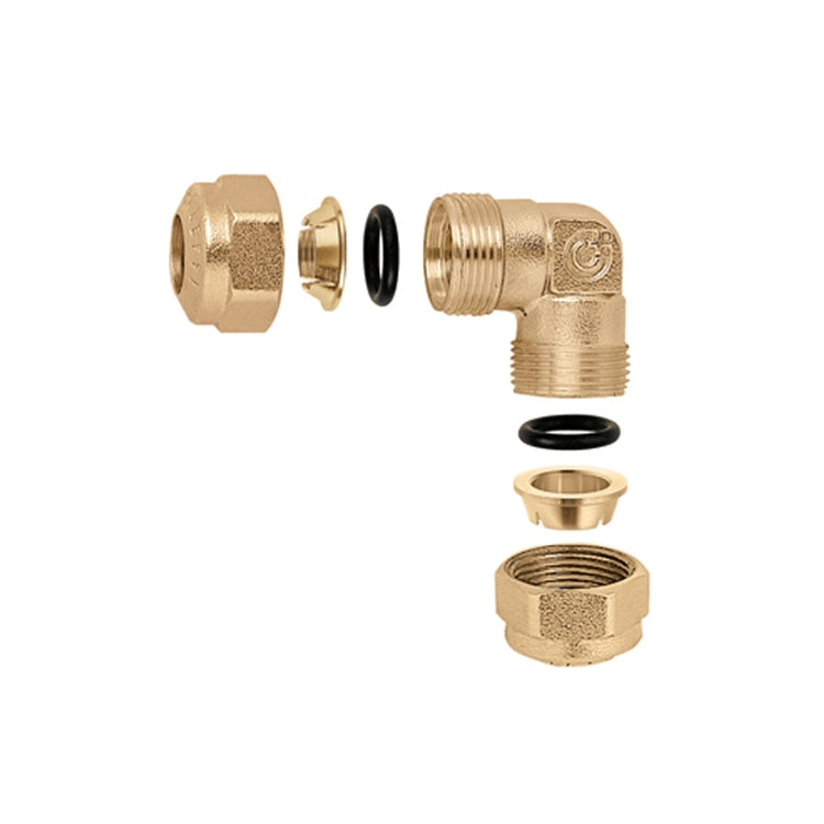 Caleffi Gebogenes Fitting Ø 10 905010