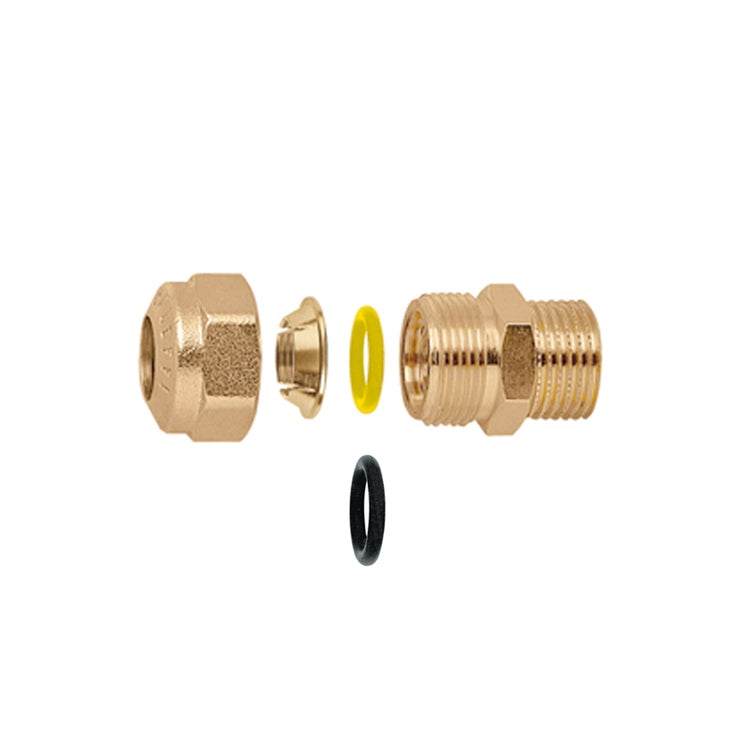 Caleffi Steckmännchen, Anschluss 3/8" M - Ø 8 904308