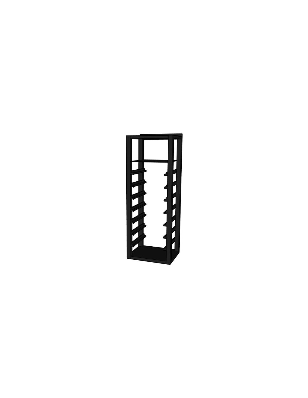 Rack-Schrank für bis zu 8 Pylontech BMS-Photovoltaik-Lithium-Batteriemodule