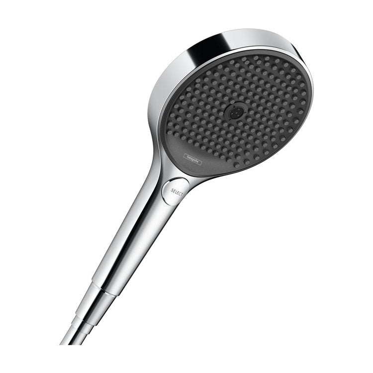 Hansgrohe Brausekopf 130, 3 Strahlarten, Chromoberfläche RAINFINITY 26864000