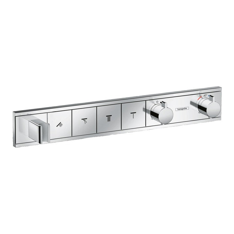 Hansgrohe Einbau-Thermostatarmatur für 4 Anschlüsse, Chromoberfläche RAINSELECT 15357000