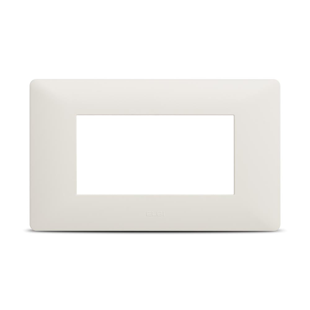Elbi Moda Voice Abdeckrahmen 4 Module für Schalter und Steckdosen, beige matt