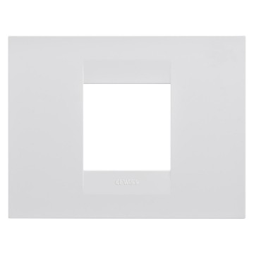 Gewiss ChoruSmart Abdeckrahmen GEO, 2 Module, weiß