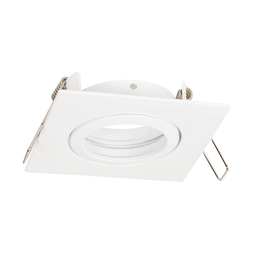 Metsan Einbaurahmen Azer GU10, 85 x 85 mm, weiß