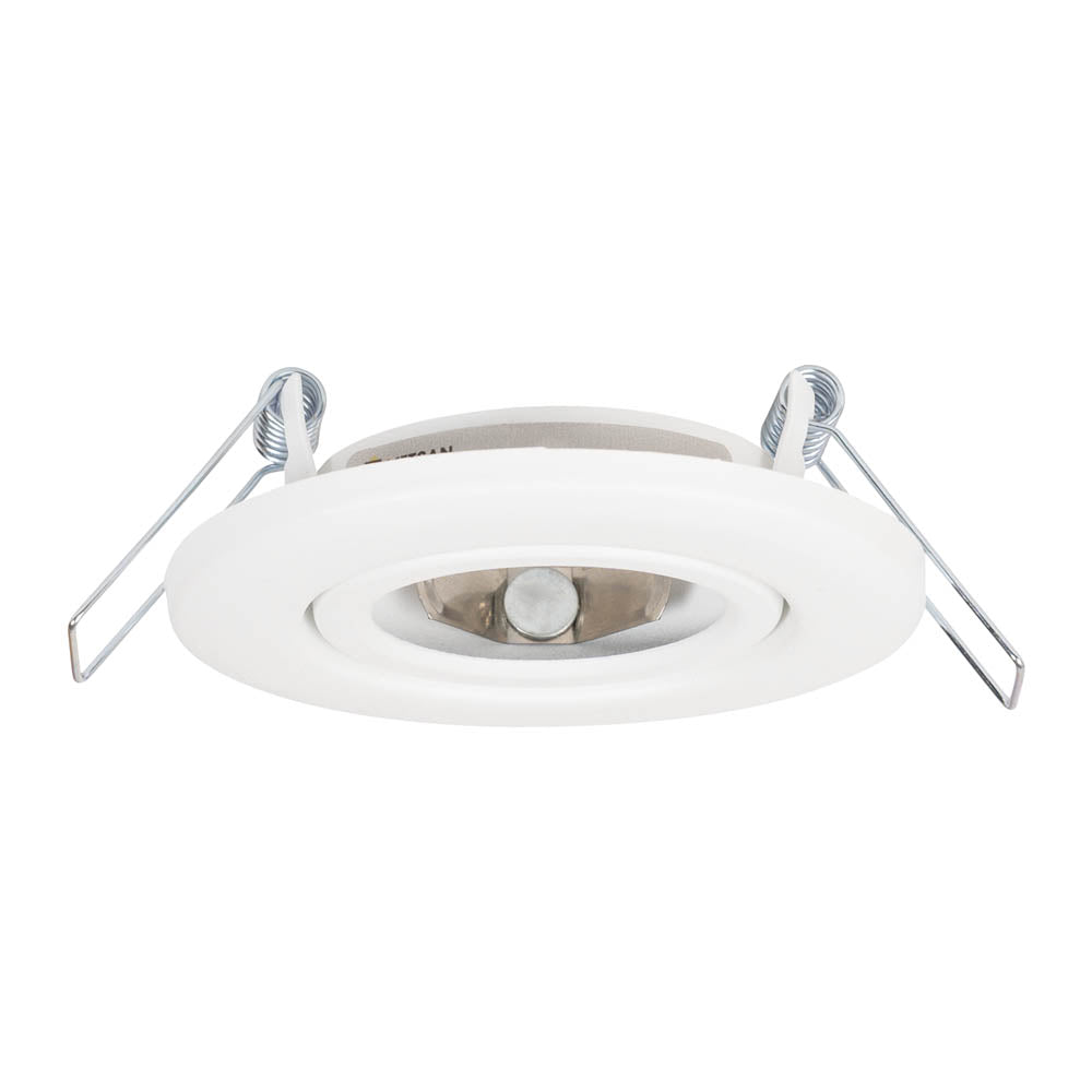 Metsan Einbaurahmen Big Pluton GU10, 81 x 75 mm, weiß
