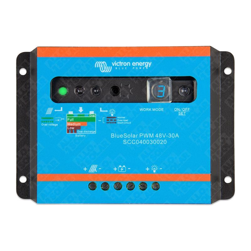 Victron Energy 30A 48V PWM LCD-USB - BlueSolar