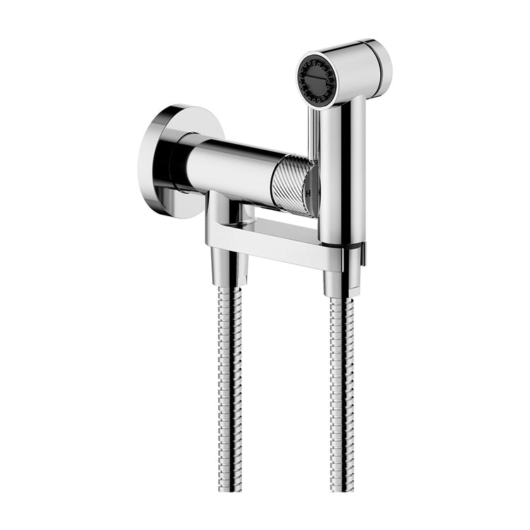 Nobili Einhand-Duschsprühgerät zum Einbau, mit 100 cm flexiblem Schlauch, Chrom-Finish RESPIRO AV131600CR