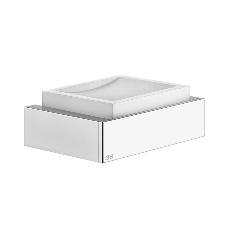 Gessi Wandseifenspender weiß, Chrom-Finish Accessories 20801#031
