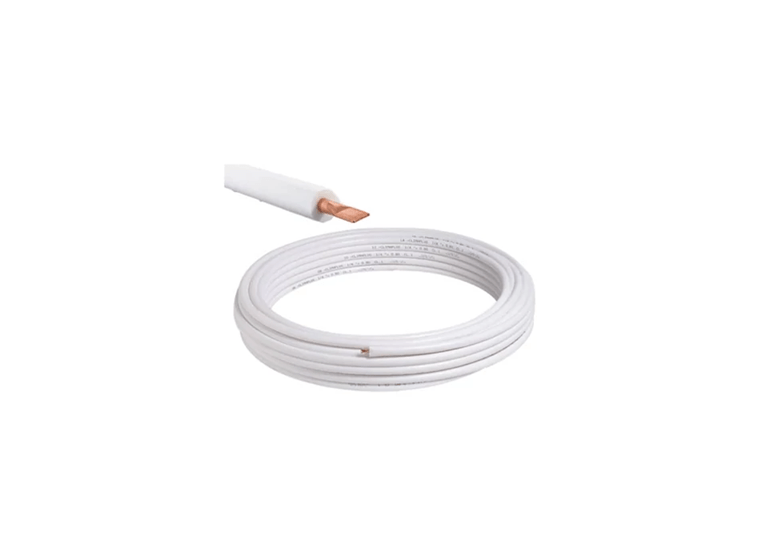 EBRILLE SRL Premium-Kupferrohr isoliert 6,35 x 1 mm (1/4″), weich, 25-m-Ring