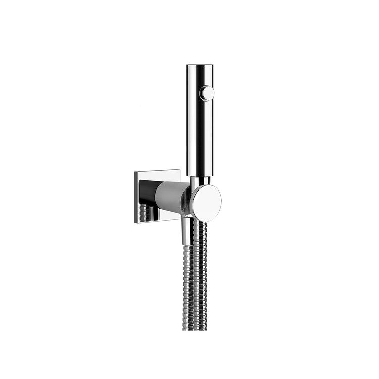 Gessi Dusch-Besen mit Wasserstrahl, wandmontiert, mit 1/2" Anschluss, verchromt SHOWER 59151#031