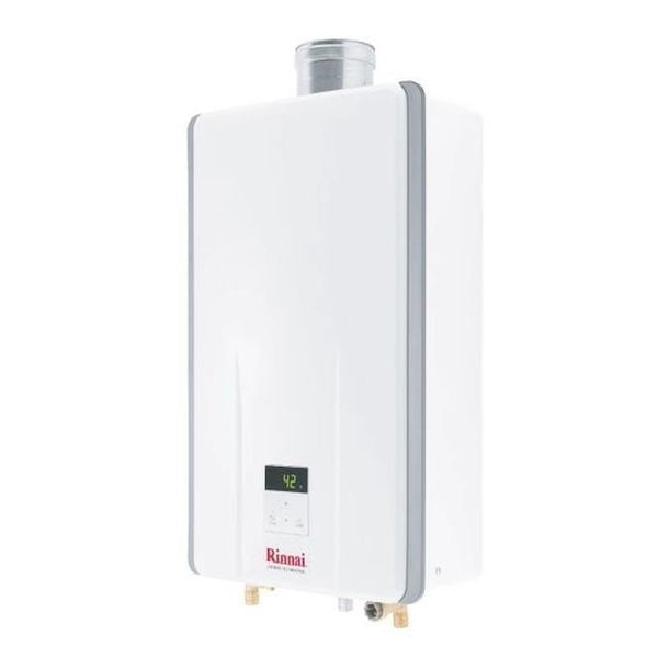 Rinnai Gaswarmwasserbereiter Infinity 17i für den Innenbereich mit original REU-A1720FFU Abgaskit