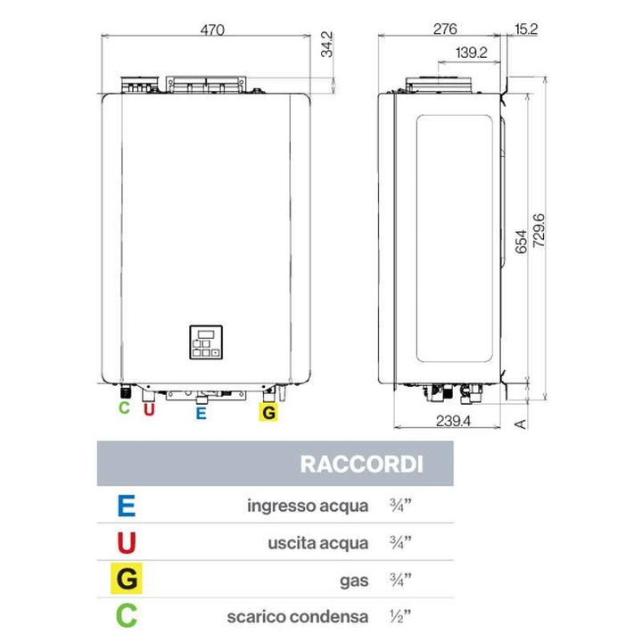 Rinnai REU-NB3242FFC-E Warmwasserbereiter