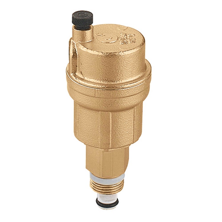 Caleffi Robocal®, automatische Entlüftungsventil, mit automatischem Hahn mit vertikalem Ablauf 502730