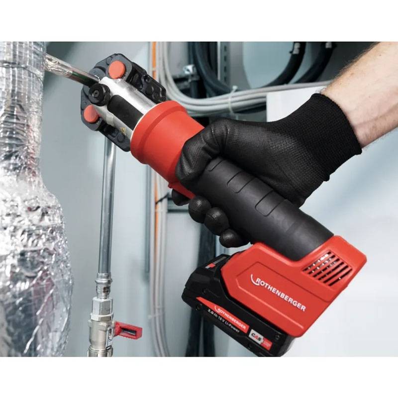 Rothenberger Romax Nano Set Pressgerät mit Backen