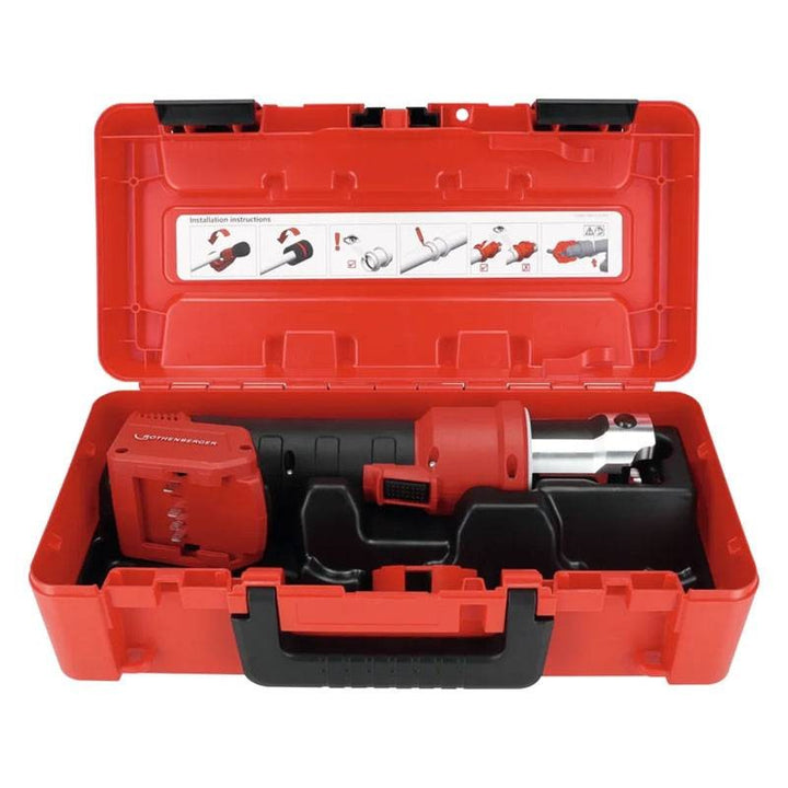 Rothenberger Romax Nano Set Pressgerät mit Backen