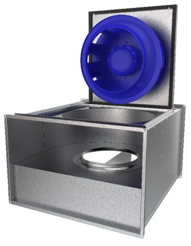 Systemair RS 60-35 L1 sileo – Radial-Kanalventilator, Rechteckkanal 600 × 350 mm, 3834 m³/h