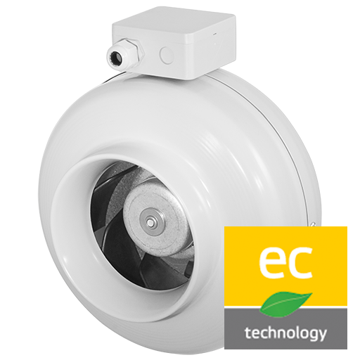 Ruck RS 250L EC – Radial-Rohrventilator, Nennweite 250 mm, 1370 m³/h, 230 V
