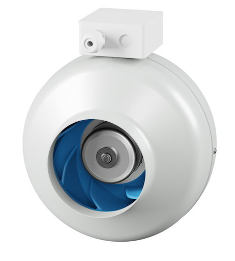 Ruck RS 100 EC K 01 – Radial-Rohrventilator, Rohr 100 mm, 350 m³/h