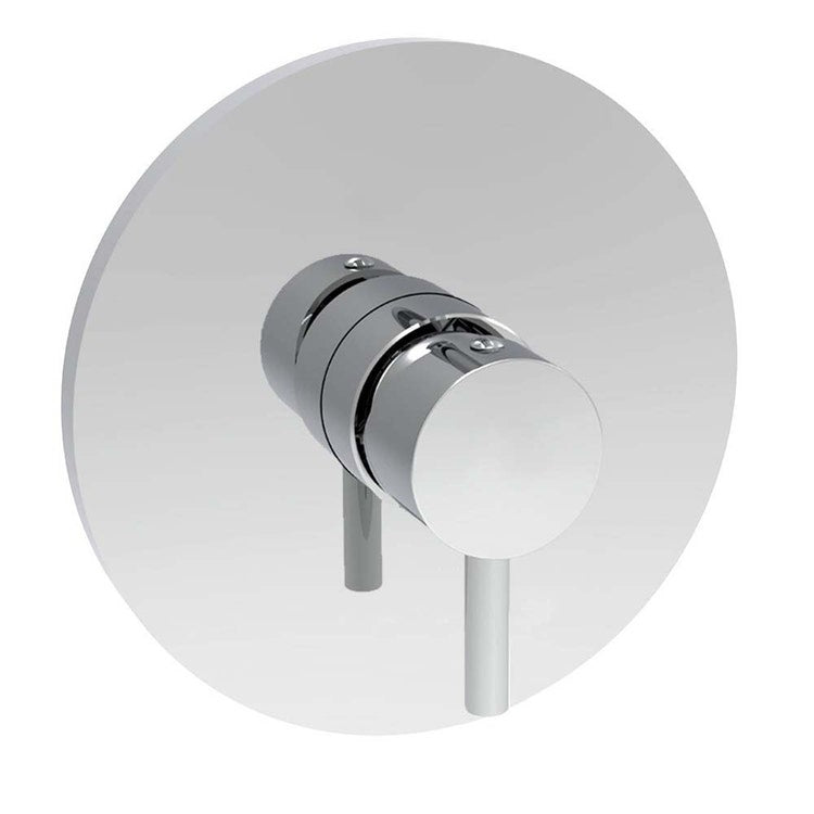 Rubinetteria Paffoni Set für externe Einbau-Duschmischer, mit Platte Ø 17,3 cm und 1 Ausgang, Chrom-Finish IGHT LIGBOX010CR