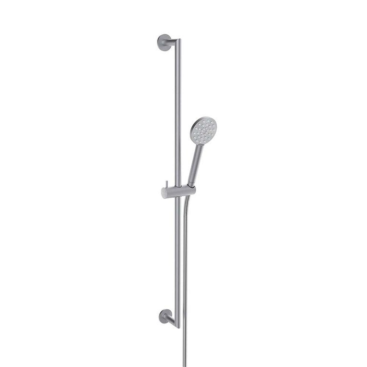 Rubinetteria Paffoni Paffoni, verstellbare Duschsäule zur Wandmontage, Stange Ø 20 x L. 88 cm, Edelstahloberfläche INOX SOFT ZSAL215AC