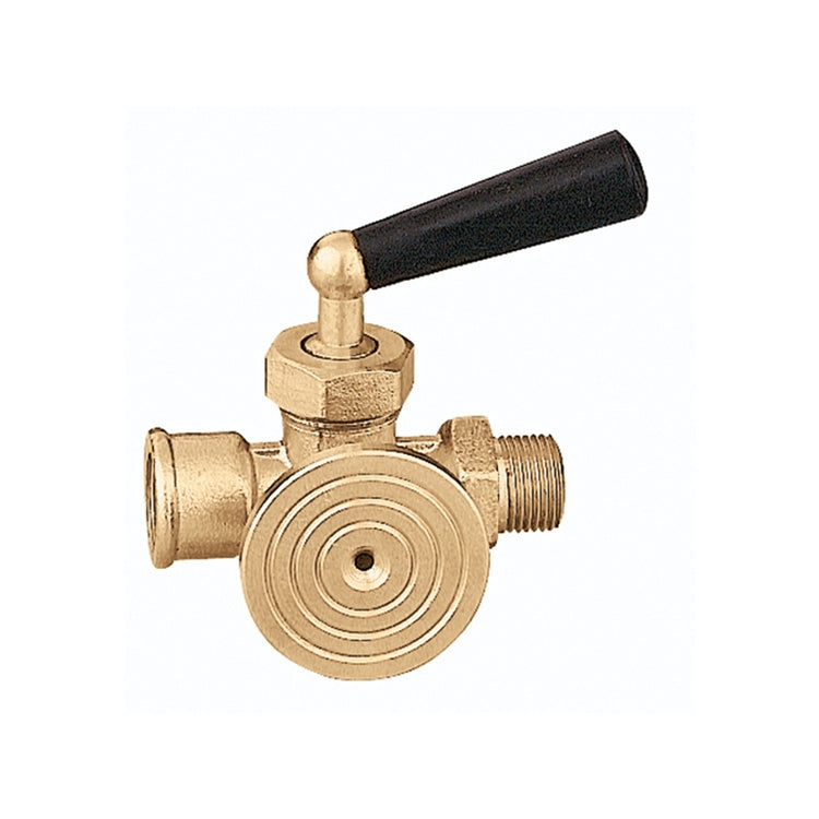 Caleffi Dreiwege-Manometerhahn, Anschluss 1/2” 690400