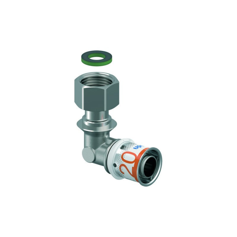 Solarics Uponor 1070613 – S-Press Plus bewegliche Kniemutter 20-G1/2"SN