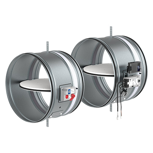 Systemair FDR-3G-160-B230T – Runde Brandschutzklappe, Rohr 160 mm, Stellantrieb Belimo B230T