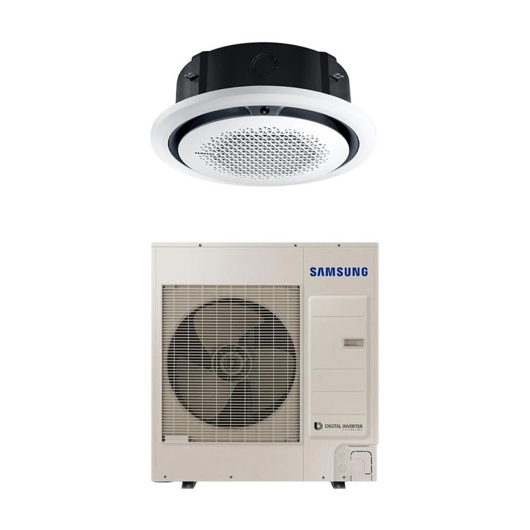 Samsung Monosplit-Klimagerät Kassette 360°, Inverter – Außengerät 10 kW, Innengerät 35000 BTU AC100RXADKG/EU+AC100RN4PKG/EU