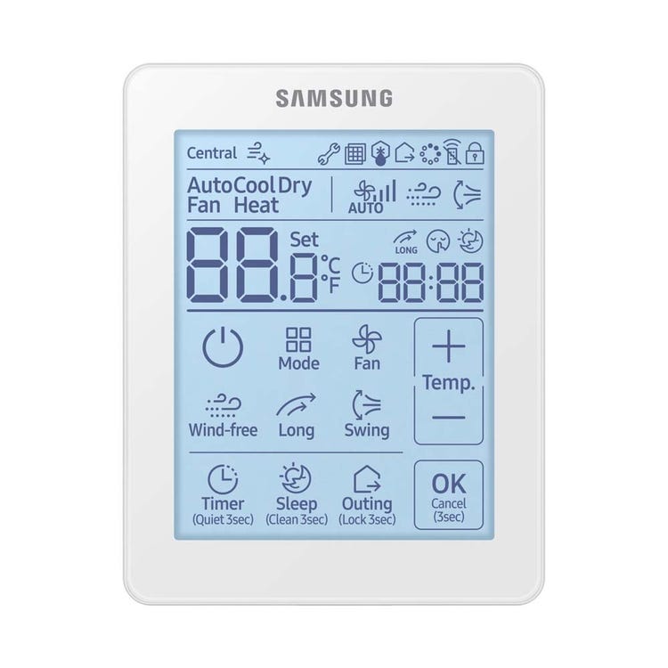Samsung Verdrahtete Touch-Fernbedienung MWR-SH11N