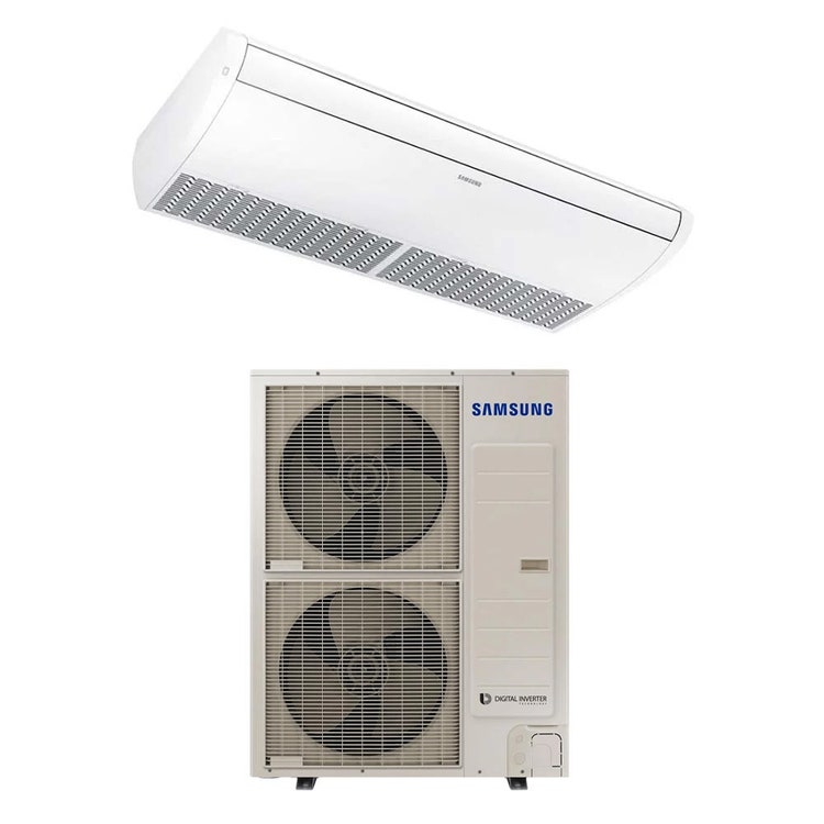 Samsung Monosplit-Klimagerät Decke, Inverter – Außengerät 13,4 kW dreiphasig, Innengerät 48000 BTU AC140RXADNG/EU+AC140RNCDKG/EU