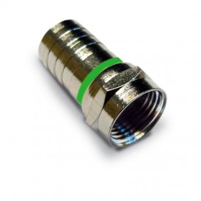 Fracarro 287190 F-Schraube TV-Kabelstecker für 6,0 mm Kabel Zubehör