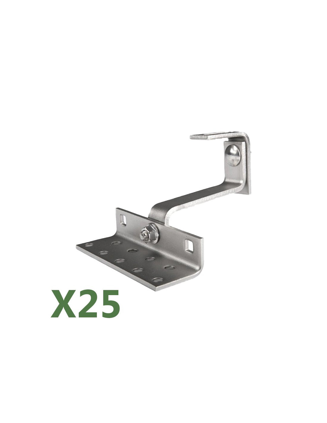 Satz mit 25 Montagehalterung Einstellbar Photovoltaik