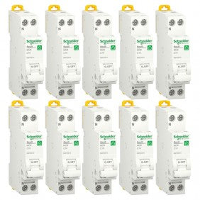 Schneider R9P35610 Leitungsschutzschalter-Kit 10 A 1P+N C
