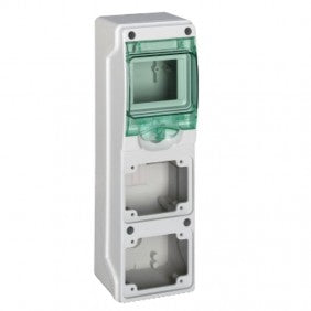 Schneider 10361 Industrieverteiler 4 Module für 2 Steckdosen Unterputz Zubehör