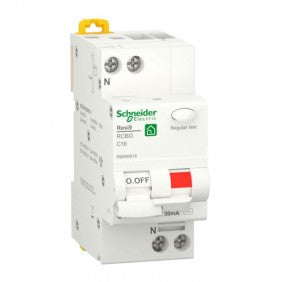 Schneider R9D60616 Fehlerstromschutzschalter 16 A 1P+N 4,5 kA 30 mA AC