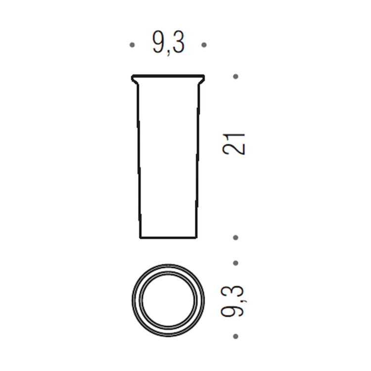Colombo Design ERSATZbürste, Kunststoffmaterial RICAMBIO B22500