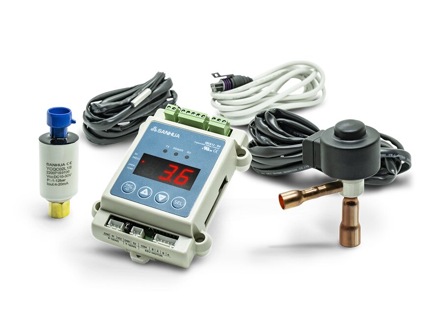 Sanhua elektronisches Expansionsventil LPF18-003, Set SEK18-02